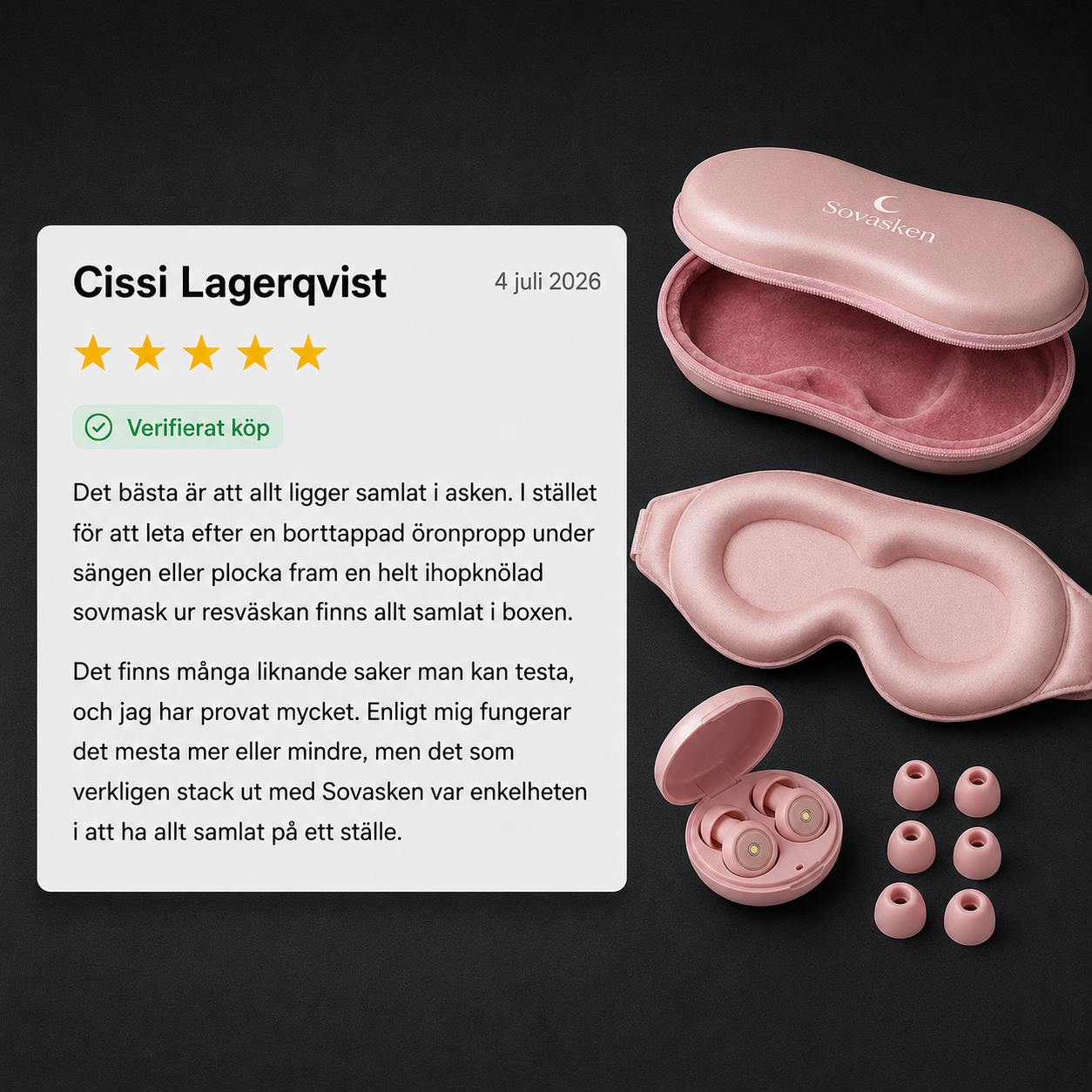 Sovasken – Sov ostört hela natten, var du än är